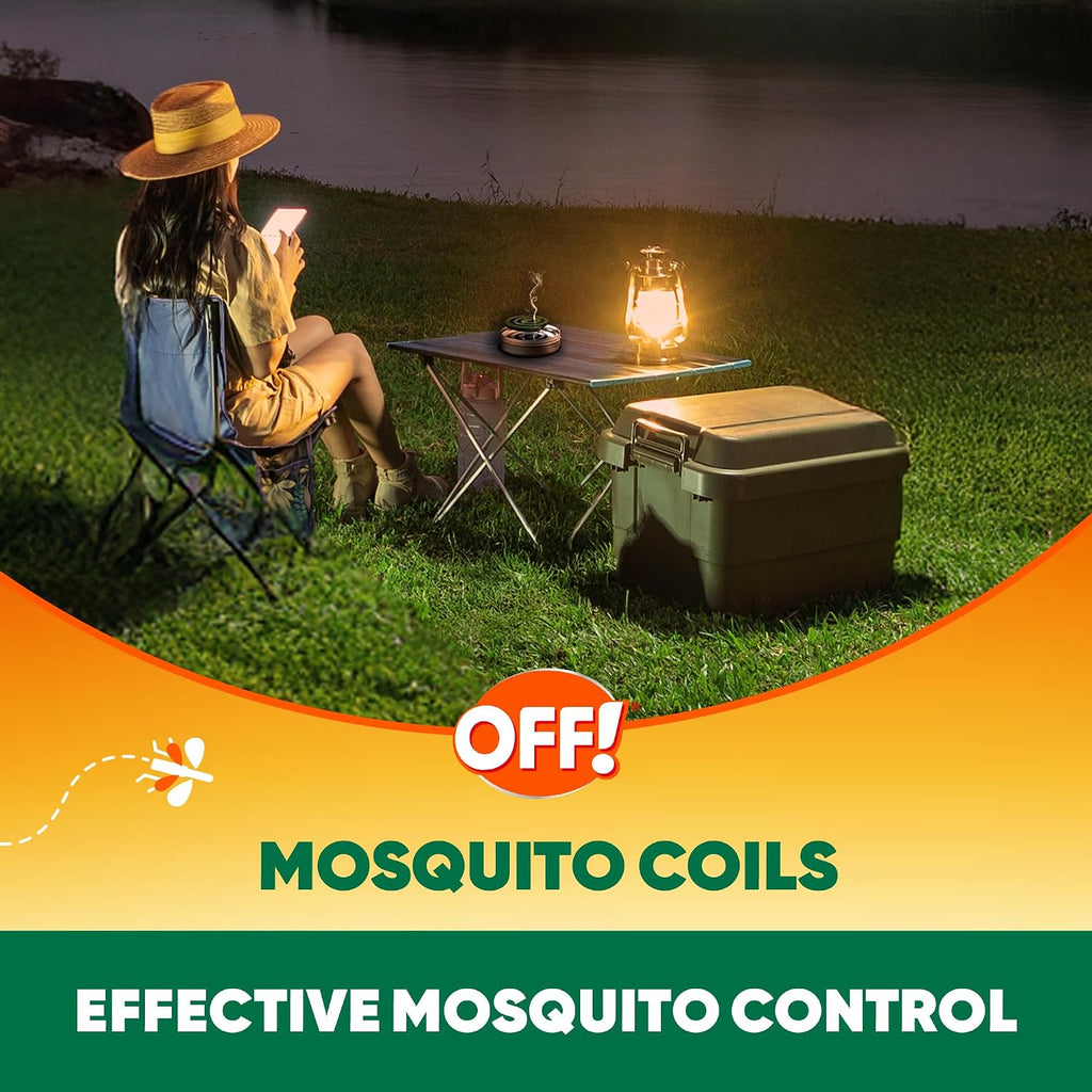 OFF! Backyard Mosquito Coils with Trays and Protective Container Country Fresh Scent Repel Mosquitoes for Patio and Deck Outdoor Use Up to 4 Hours per Coil 3 Count (Pack of 12)