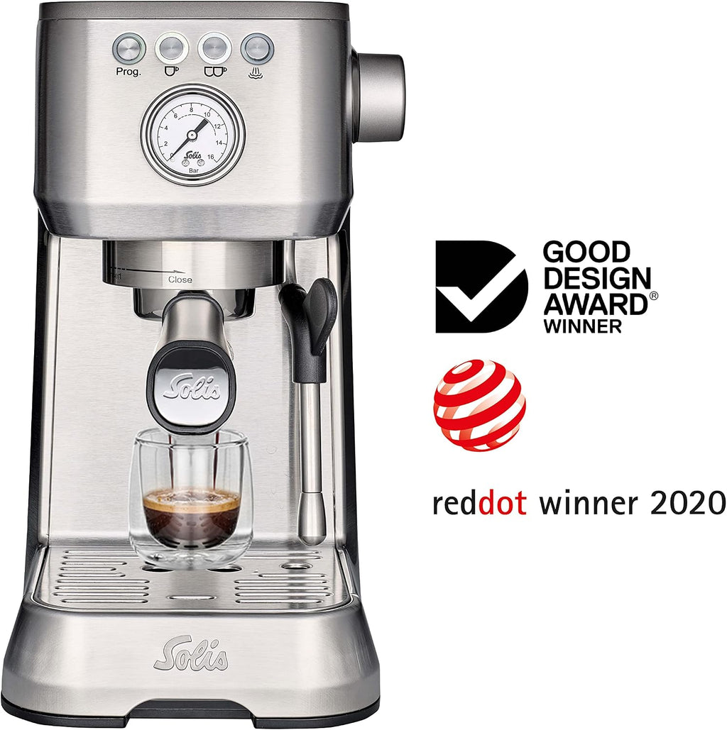 SOLIS Barista Perfetta Espresso Machine, Stainless Steel