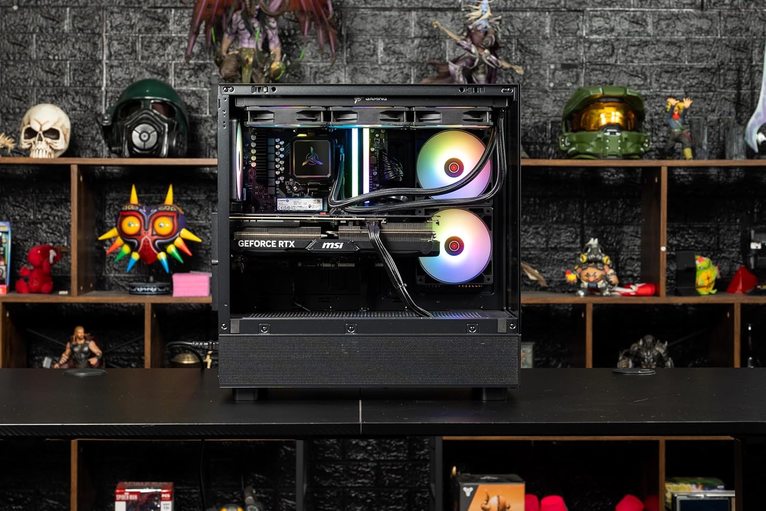 Skytech Gaming Azure 3 Gaming PC, AMD Ryzen 7 7800X3D 4.2GHz, NVIDIA RTX 5060 Ti 16GB VRAM, 1TB Gen4 NVMe SSD, 32GB DDR5 RAM 6000, 850W Gold ATX 3 PSU, 360 ARGB AIO, WI-FI 5, Windows 11, Desktop