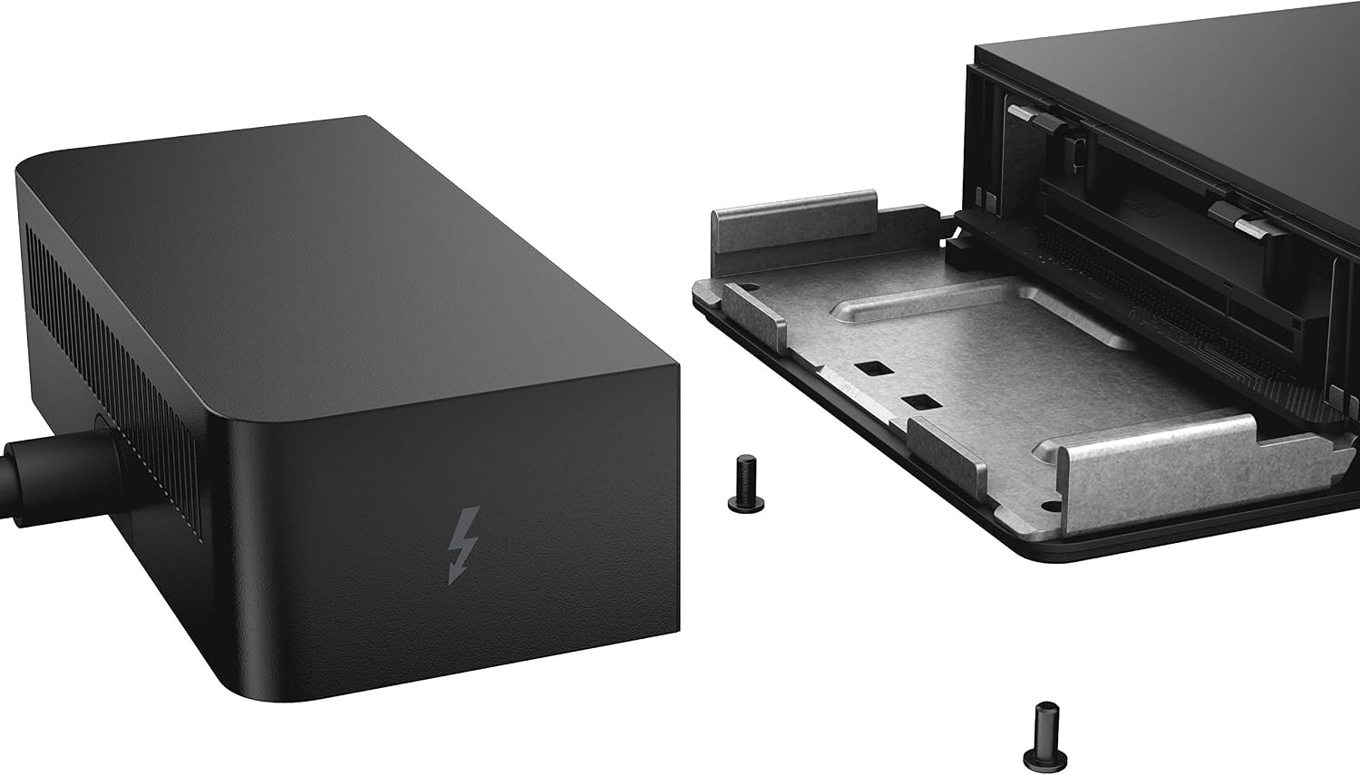 Dell WD19TB Thunderbolt Docking Station with 180W AC Power Adapter (130W Power Delivery), Black