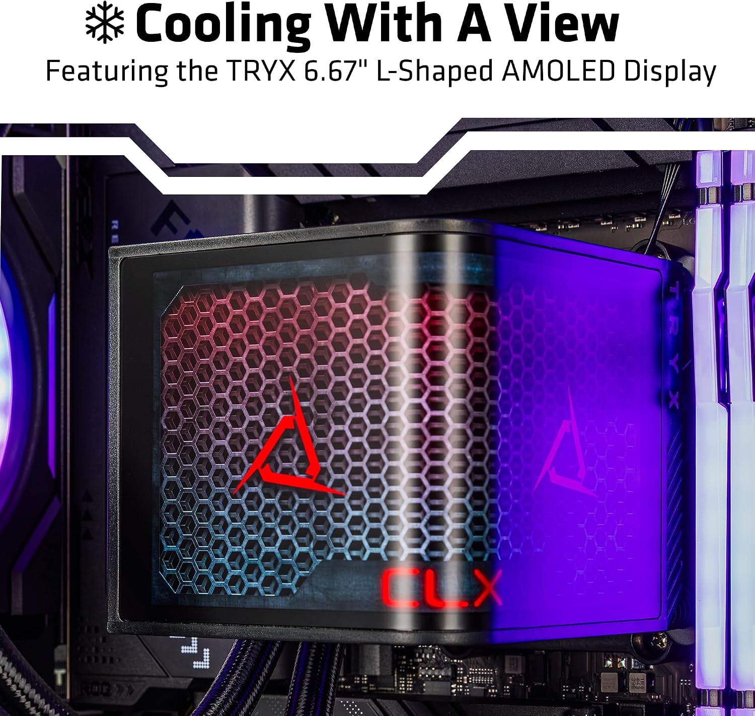 CLX Ra Gaming PC - AMD Ryzen 9 9950X3D 4.3GHz, GeForce RTX 5090, 4TB NVMe M.2 SSD, 96GB DDR5 RGB Memory, 360mm AIO, WiFi, Windows 11 Pro, Black