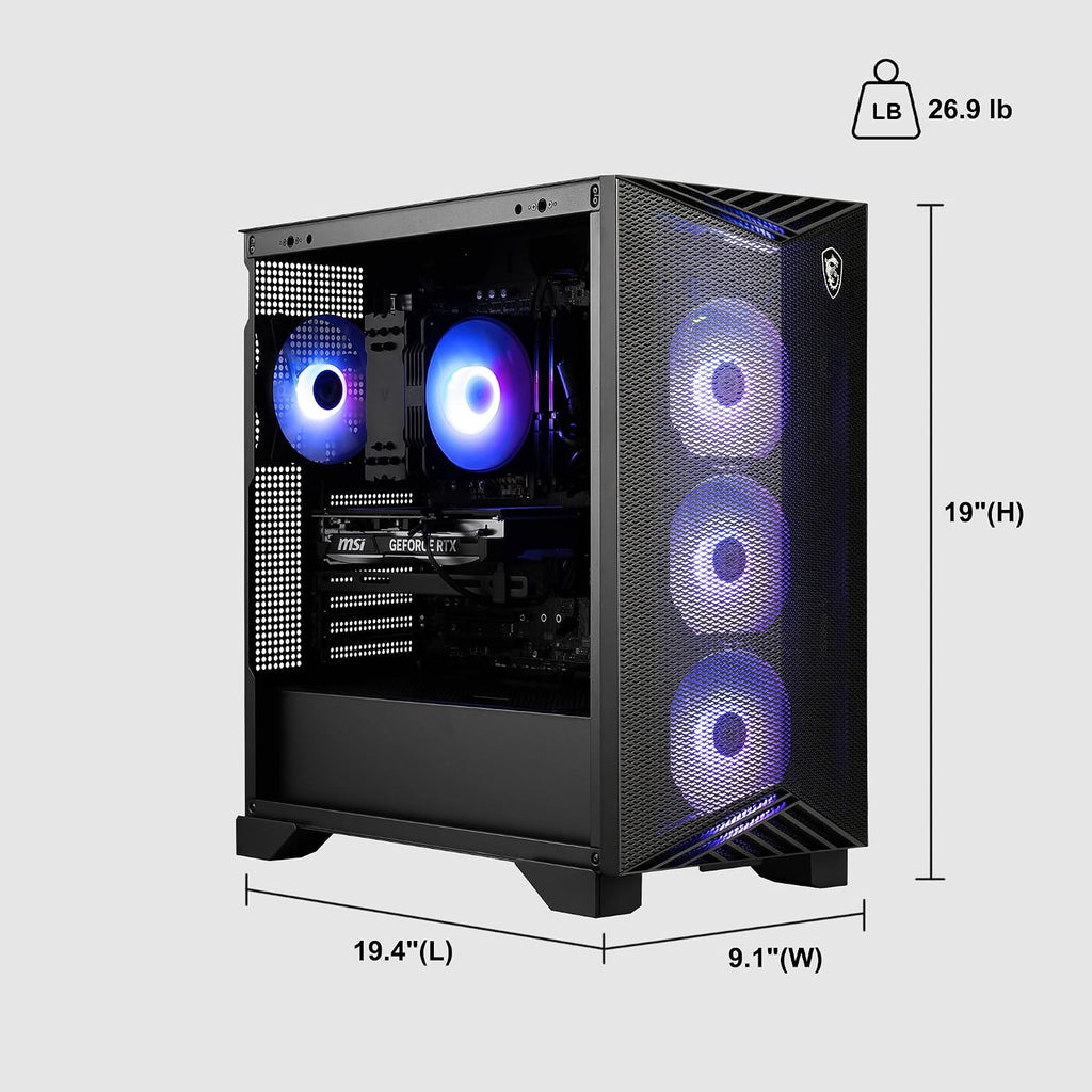 msi Aegis R2 AI 2nd Gaming Desktop Intel 20-core Ultra 7 265 32GB RAM 2TB SSD GeForce RTX 5070 Ti 16GB GRDDR7 (Up to 1406 Tops) 5Gb Ethernet Wi-Fi7 360mm Liquid Cooler 750W 80+ Gold PSU Win11 ICP Hub