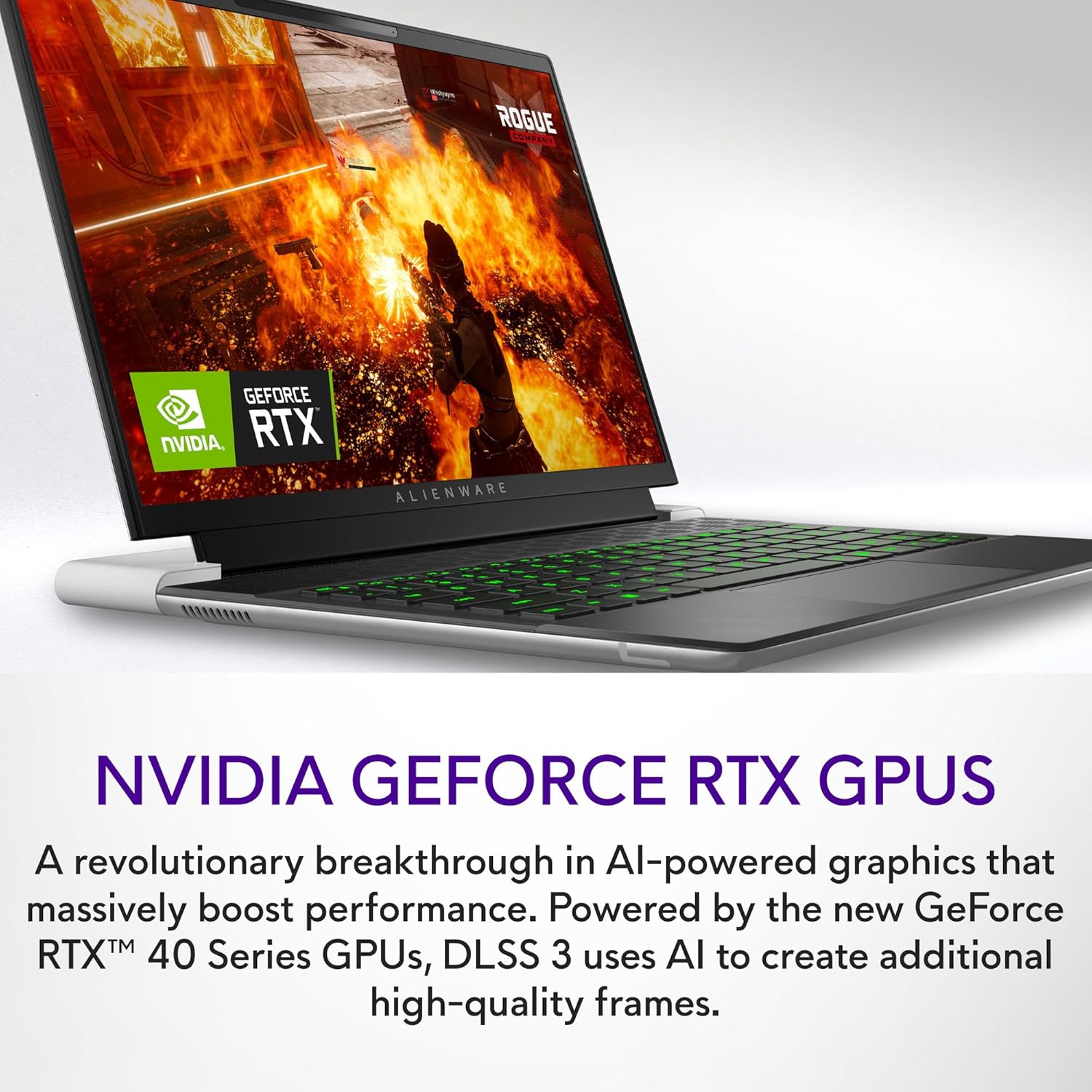 Alienware x14 R2 Gaming Laptop 14' QHD+ 165Hz G-Sync, Intel Core i7-13620H, NVIDIA GeForce RTX 4060 8GB, 32GB RAM, 1TB SSD, Windows 11 Home, AlienFX Backlit US Keyboard, Lunar Silver