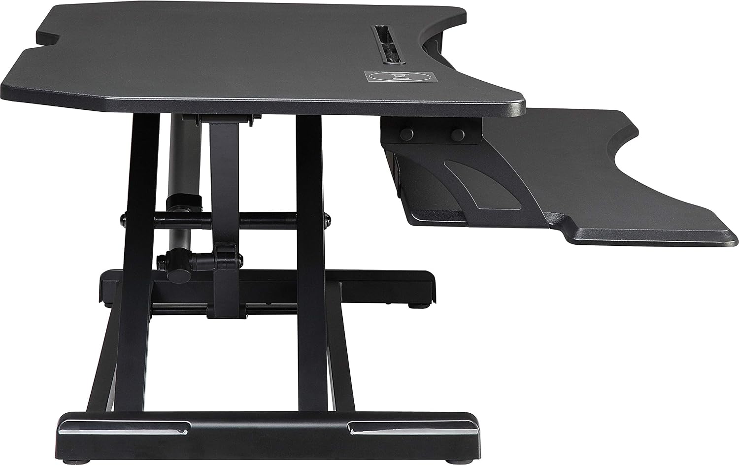 Lorell, LLR99530, Electric Monitor Riser, 1 Each, Black