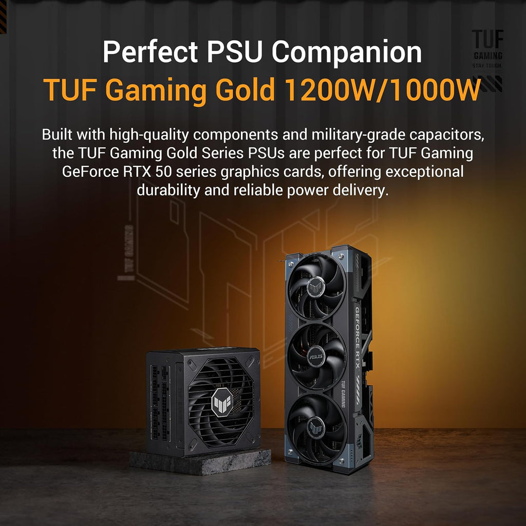 ASUS TUF Gaming GeForce RTX ™ 5080 16GB GDDR7 Gaming Graphics Card (PCIe® 5.0, HDMI®/DP 2.1, 3.6-Slot, Military-Grade Components, Protective PCB Coating, axial-tech Fans, Vapor Chamber)