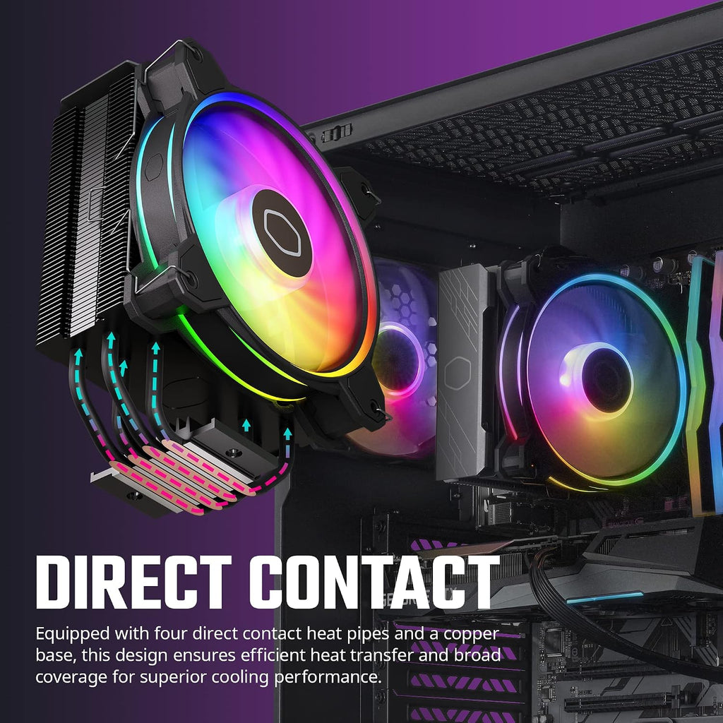 Cooler Master HAF 5 Pro High Performance Gaming PC - Intel i5 12400F - NVIDIA GeForce RTX 3060 Ti - 16GB DDR4 3200MHz - 1TB M.2 NVMe SSD – WiFi - Windows 11 - Desktop Computer