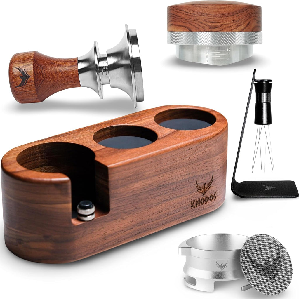 Breville Espresso Machine Accessories Set 54mm Tamping Station, Wdt Tool, Dosing Funnel, Espresso Tamper, Puck Screen and Distribution Tool