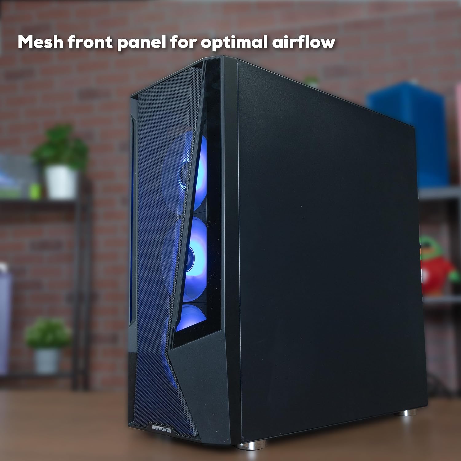 iBUYPOWER Trace 7 Mesh Gaming PC Computer Desktop TMA7N3501 (AMD Ryzen 7 5700, RTX 3050 6GB, 16GB DDR4 RGB 3200MHz (8x2), 1TB NVMe, WiFi Ready, Windows 11 Home Advanced)