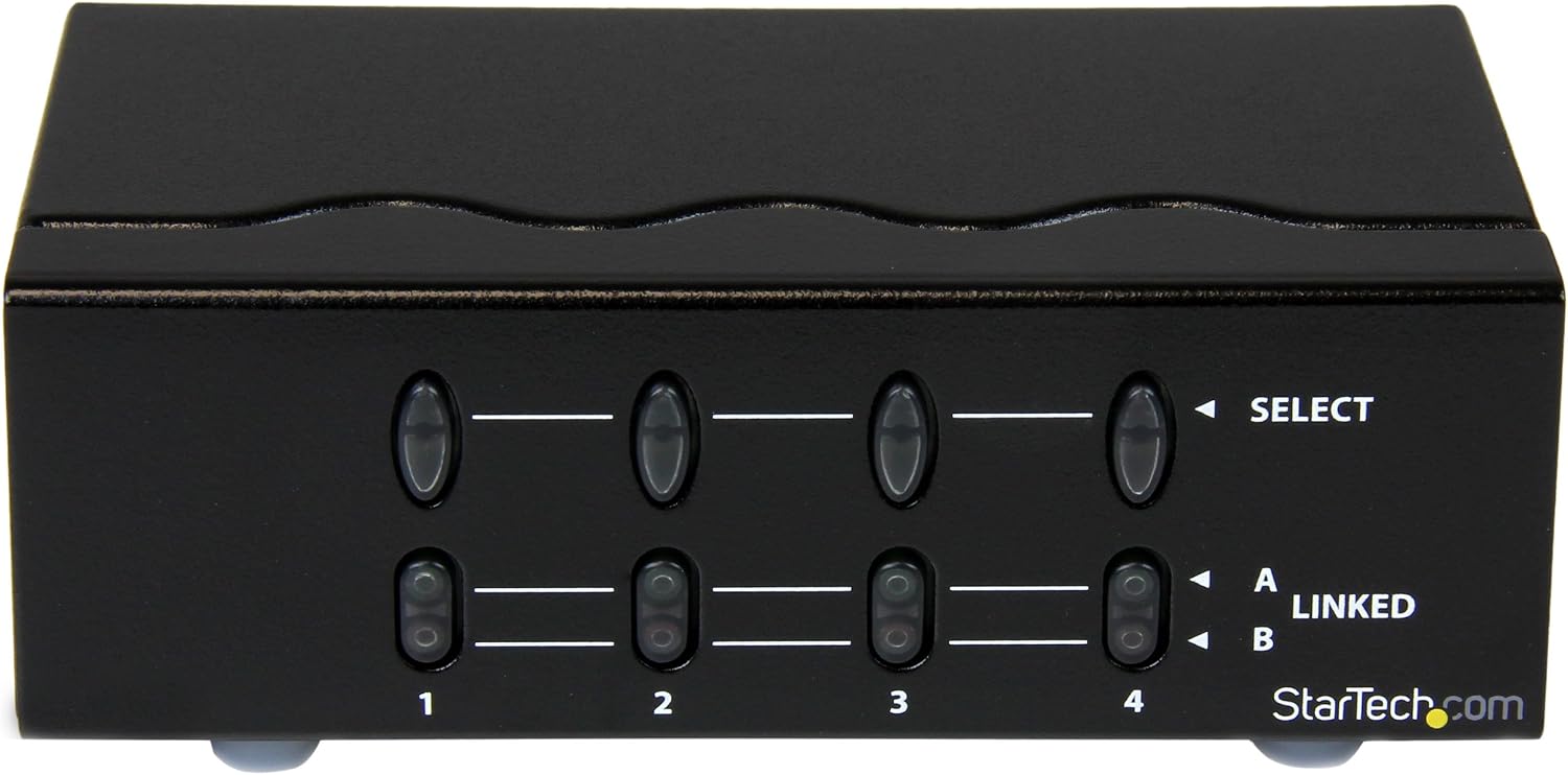 StarTech.com 2x4 VGA Matrix Switch - High Resolution VGA Video Matrix Switch - 1920x1440 @ 60Hz (ST224MX)
