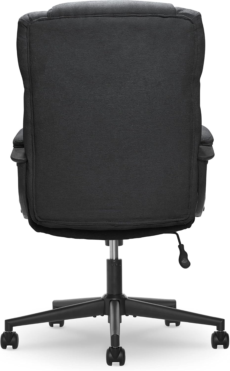Serta Connor Executive Office Chair, Ergonomic Computer Chair with Layered Body Pillows, Contoured Lumbar, Adjustable Seat, Microfiber Fabric, Black
