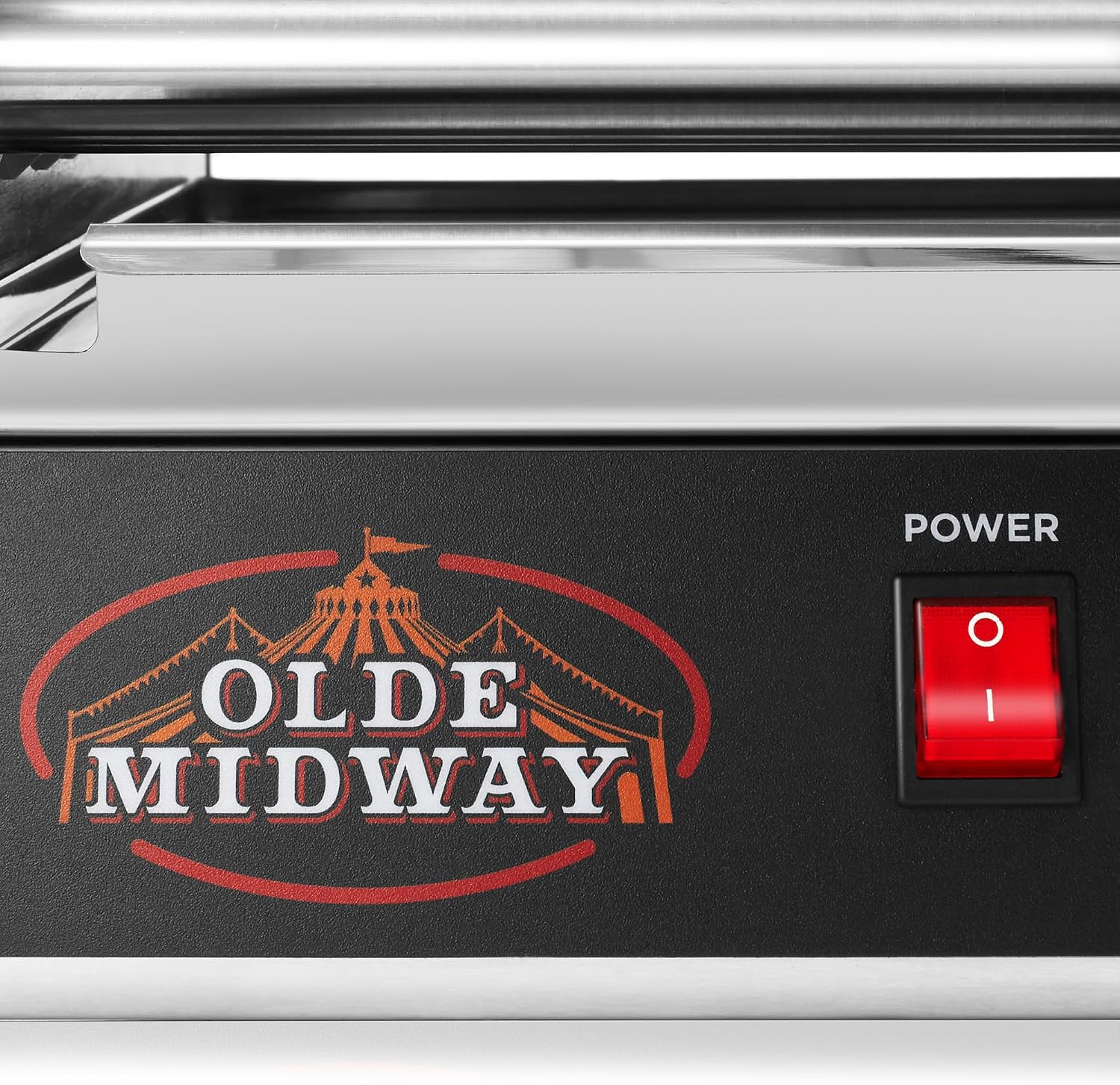 Olde Midway Electric 30 Hot Dog 11 Roller Grill Cooker Machine 1400-Watt - Commercial Grade
