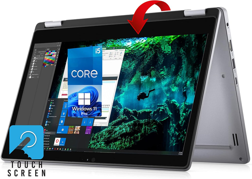 Dell Latitude 3000 3310 13.3' Touchscreen 2 in 1 Notebook - 1920 x 1080 - Core i5 i5-8265U - 8 GB RAM - 128 GB SSD - Windows 10 Pro 64-bit - Intel UHD Graphics 620 - in-Plane Switching (IPS) Tech