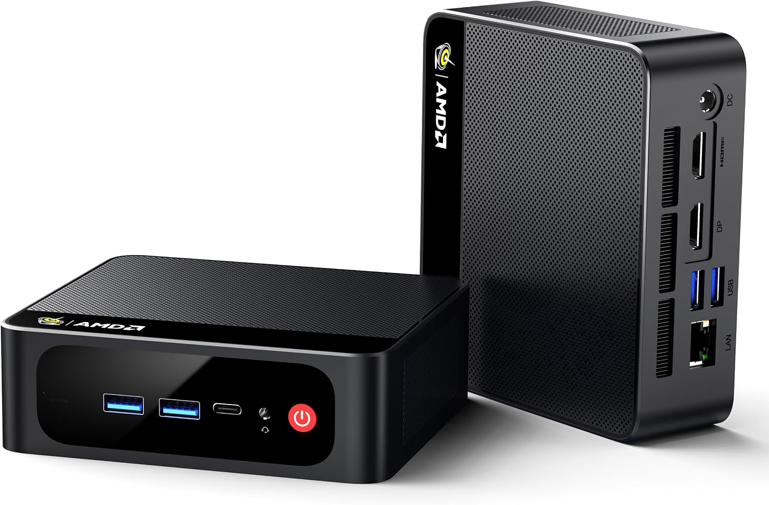 Beelink SER5 Mini PC with AMD Ryzen 5 5625U (6C/12T, 7 CUs GPU 1800MHz), 16GB 3200MHz DDR4 500GB SSD, Mini Desktop Computers Support 2.5 Inch HDD Expend/4K Output/2.5G LAN/WiFi 6/BT5.4 Home/Office