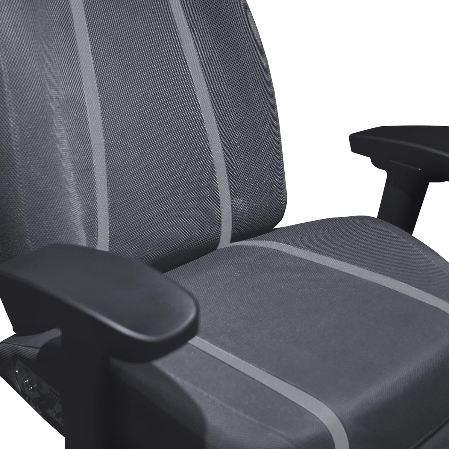 Cooler Master Synk X Lunar Gray Ergonomic Real-Time Tactile Immersion Chair, Retractable Leg Rest, All-in-one Controller, Breathable Fabric, Stable Rolling Base, Solid Structure (IXC-SX1-I-US1)