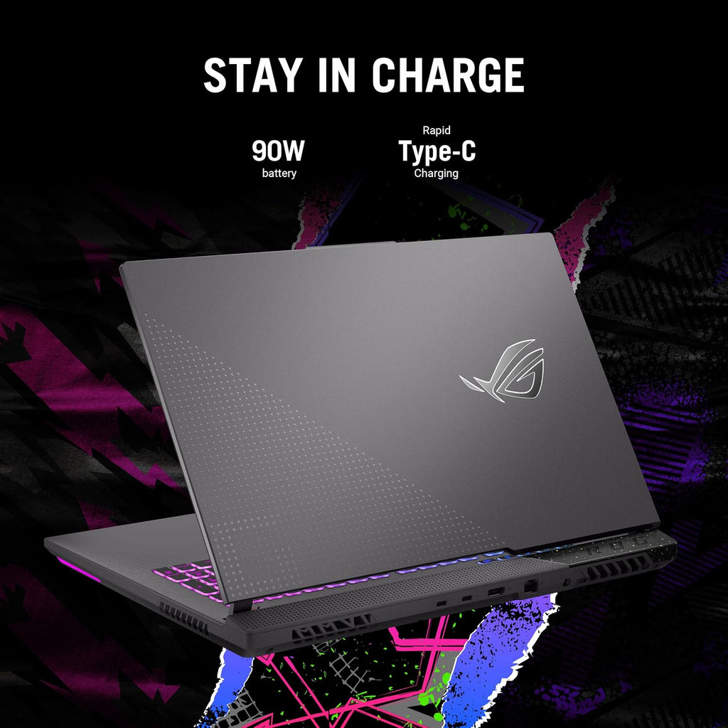 ASUS ROG Strix G17 (2023) Gaming Laptop, 17.3â€ QHD 240Hz, GeForce RTX 4070, AMD Ryzen 9 7945HX, 16GB DDR5, 1TB PCIe SSD, Wi-Fi 6E, Windows 11, G713PI-DS94 Eclipse Gray