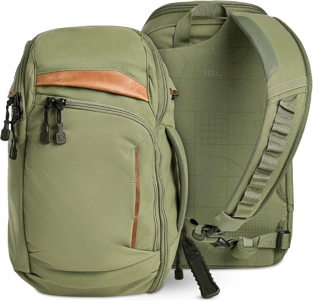 Vertx Gamut 18L Sling Backpack – Versatile, Durable Design with Ample Storage, Ideal for Everyday Use & Outdoor Adventures, Evergreen - One Size
