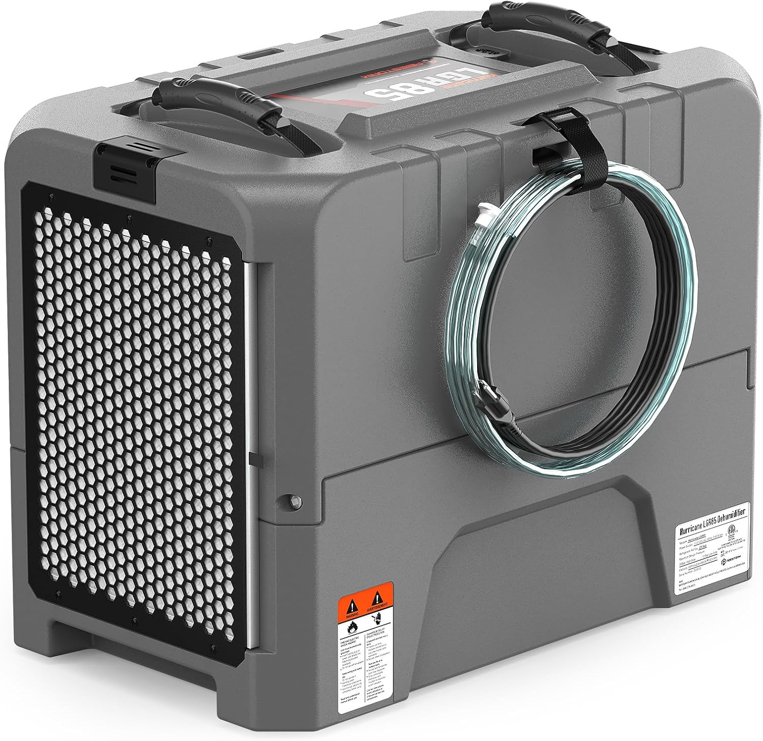 Abestorm LGR85 180 Pints Commercial Dehumidifier with Pump, Industrial Dehumidifiers for Basement Crawl Space Warehouse, Auto Defrosting, Memory Starting, 5 Years Limited Warranty