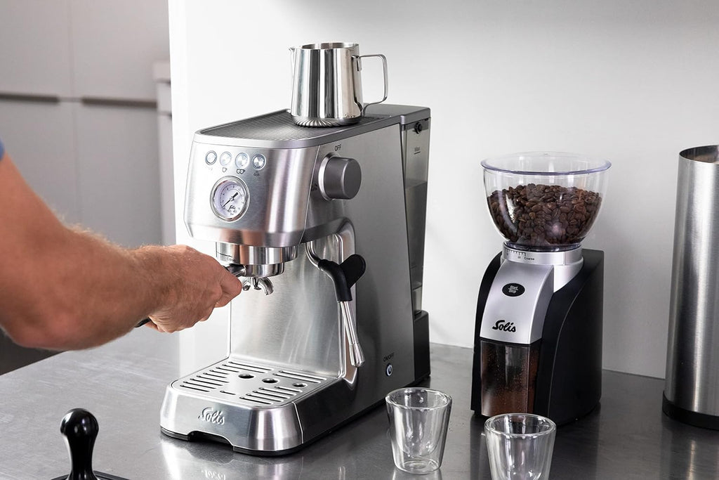 SOLIS Barista Perfetta Espresso Machine, Stainless Steel