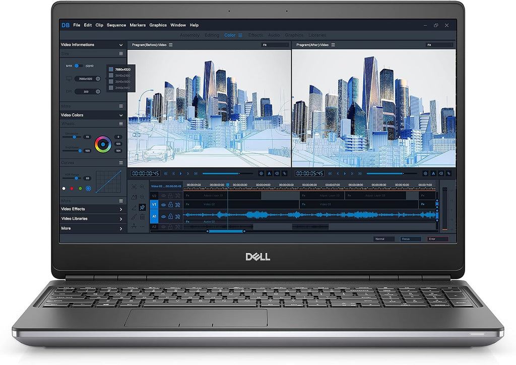 Dell Precision 7560 Workstation Laptop | 15.6' 3840x2160 4k | Core i7-11850H - 1TB SSD Hard Drive - 64GB RAM | 8 cores @ 4.8 GHz Win 11 Pro Silver (Renewed)