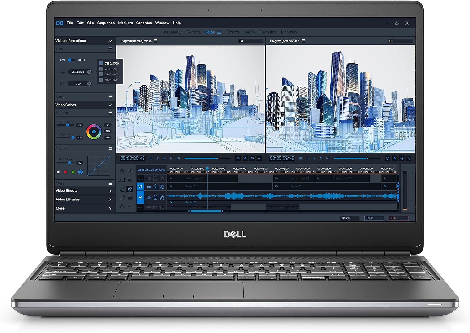 Dell Precision 7560 Workstation Laptop | 15.6' 3840x2160 4k | Core i7-11850H - 1TB SSD Hard Drive - 64GB RAM | 8 cores @ 4.8 GHz Win 11 Pro Silver (Renewed)