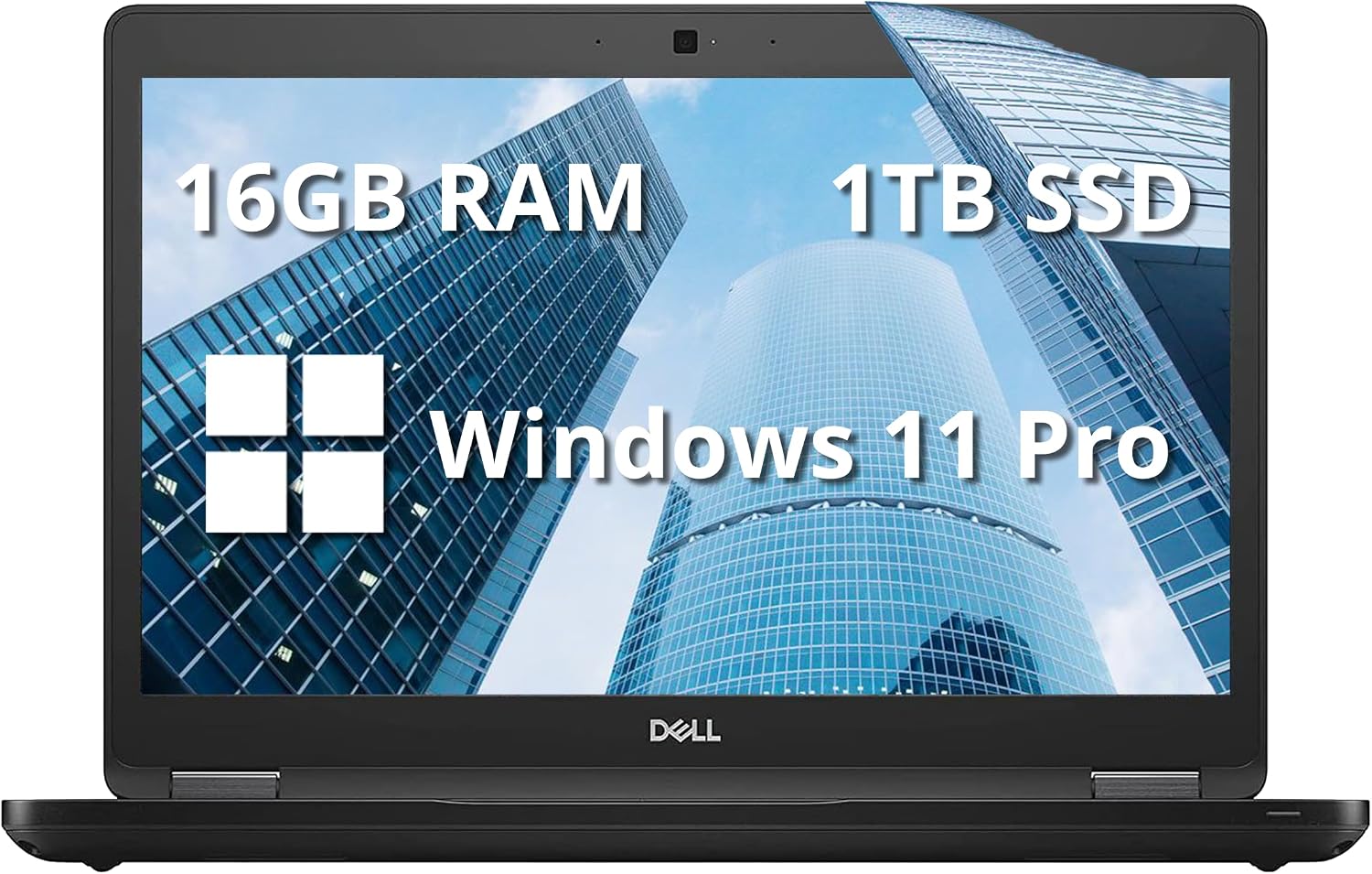 Dell Latitude 5490 14' FHD Business Laptop, Intel i5-8350U Processor, 16GB RAM, 1TB PCIe SSD, ‎Intel UHD Graphics, Backlit Keyboard, HD Webcam, Win 11 Pro, Black(Renewed)