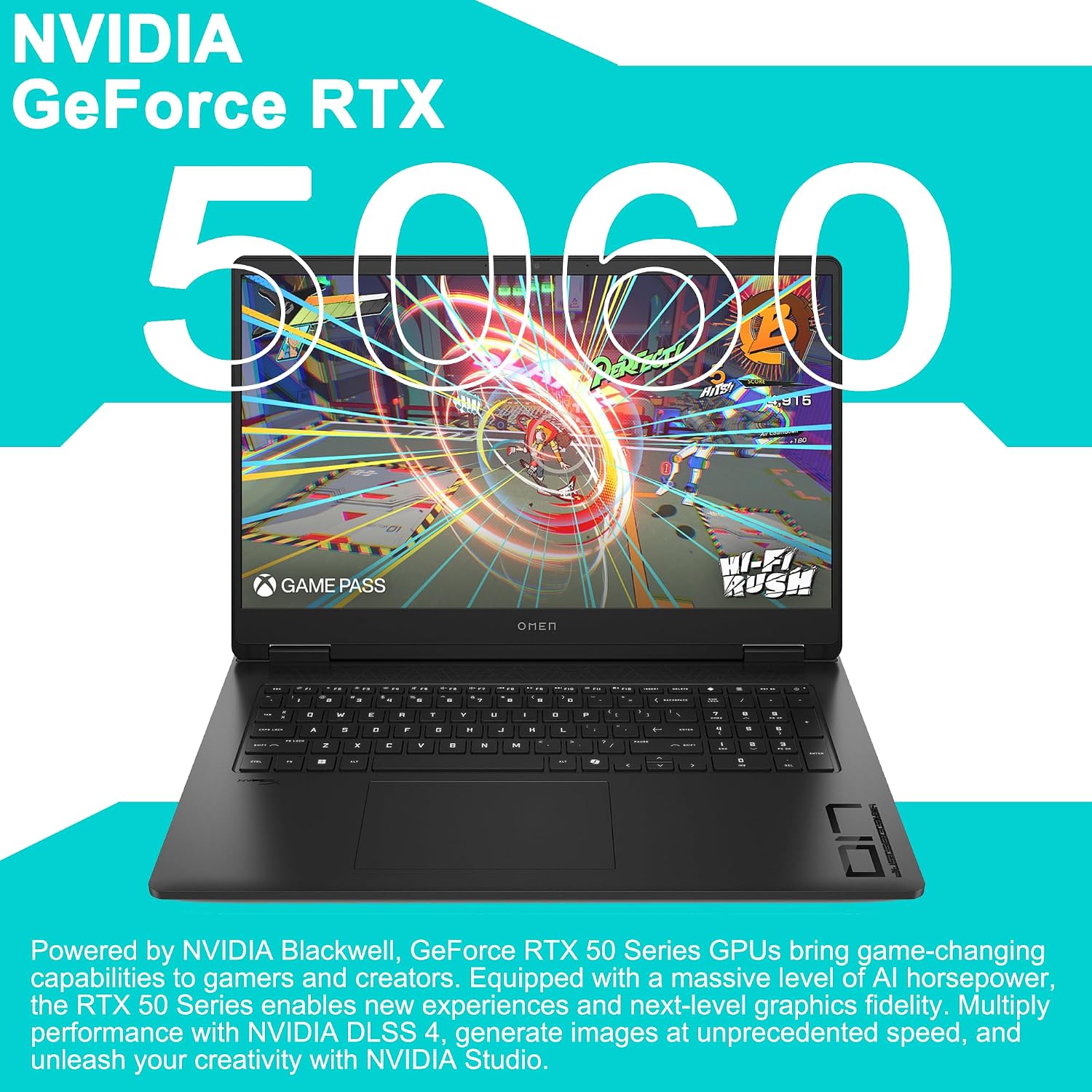 HP Omen 17 Gaming AI Laptop 17.3' FHD IPS 144Hz (100% sRGB) AMD Zen 5 10-core Ryzen AI 9 365 (Up to 50 Tops) 64GB RAM 4TB SSD GeForce RTX 5060 (Up to 572 AI Tops) RGB Backlit HyperX Win11 ICP Hub