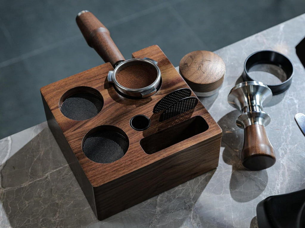 Breville Espresso Machine Accessories Kit 54mm Tamper Set Includes Bottomless Portafilter, Distribution Tool, Calibrated Tamper, Tamping Station and WDT