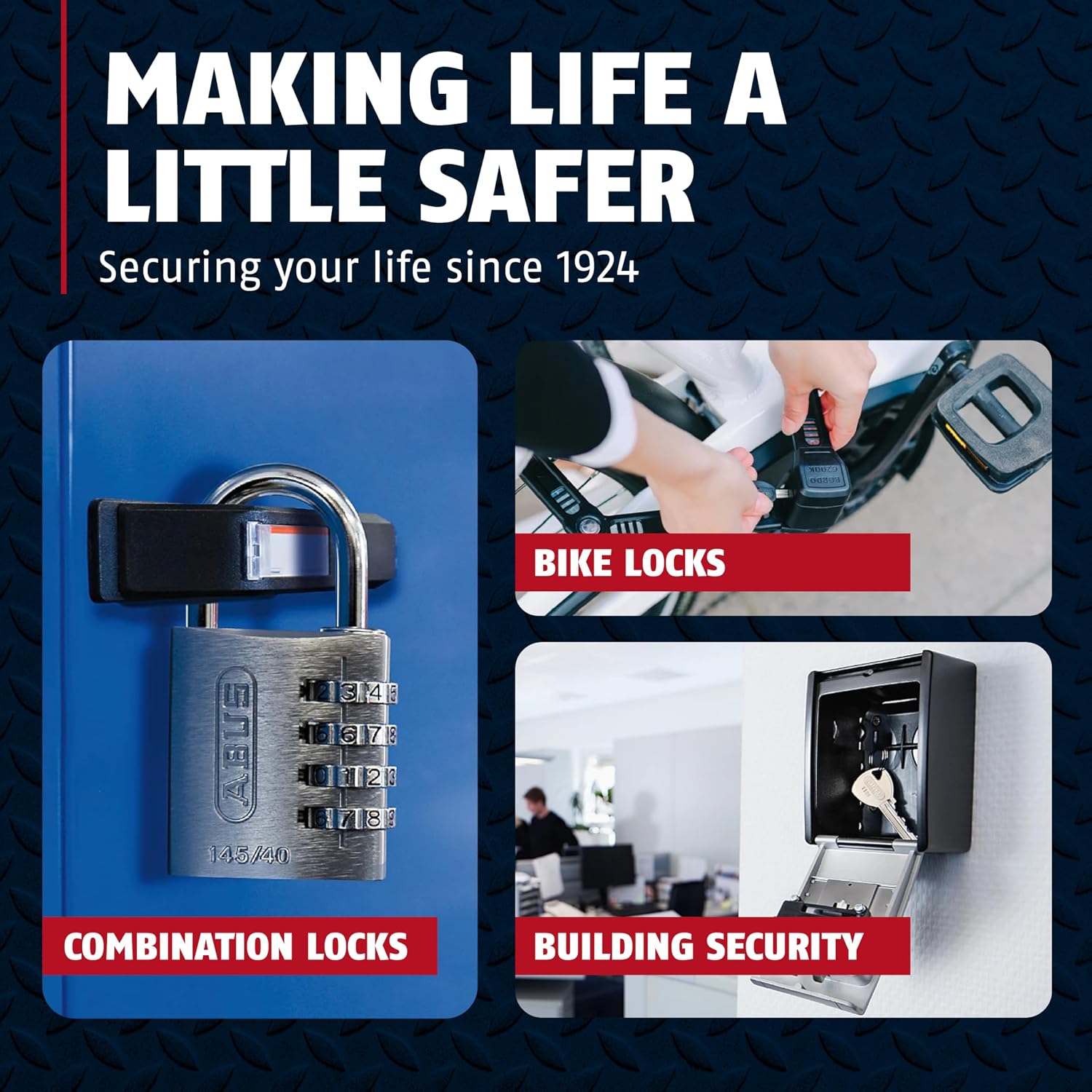 ABUS 24IB/70 Diskus Storage Padlock with 2 Keys for Outdoor, Storage, Marine, 2.75in (70mm) Wide (Keyed Alike, 6)