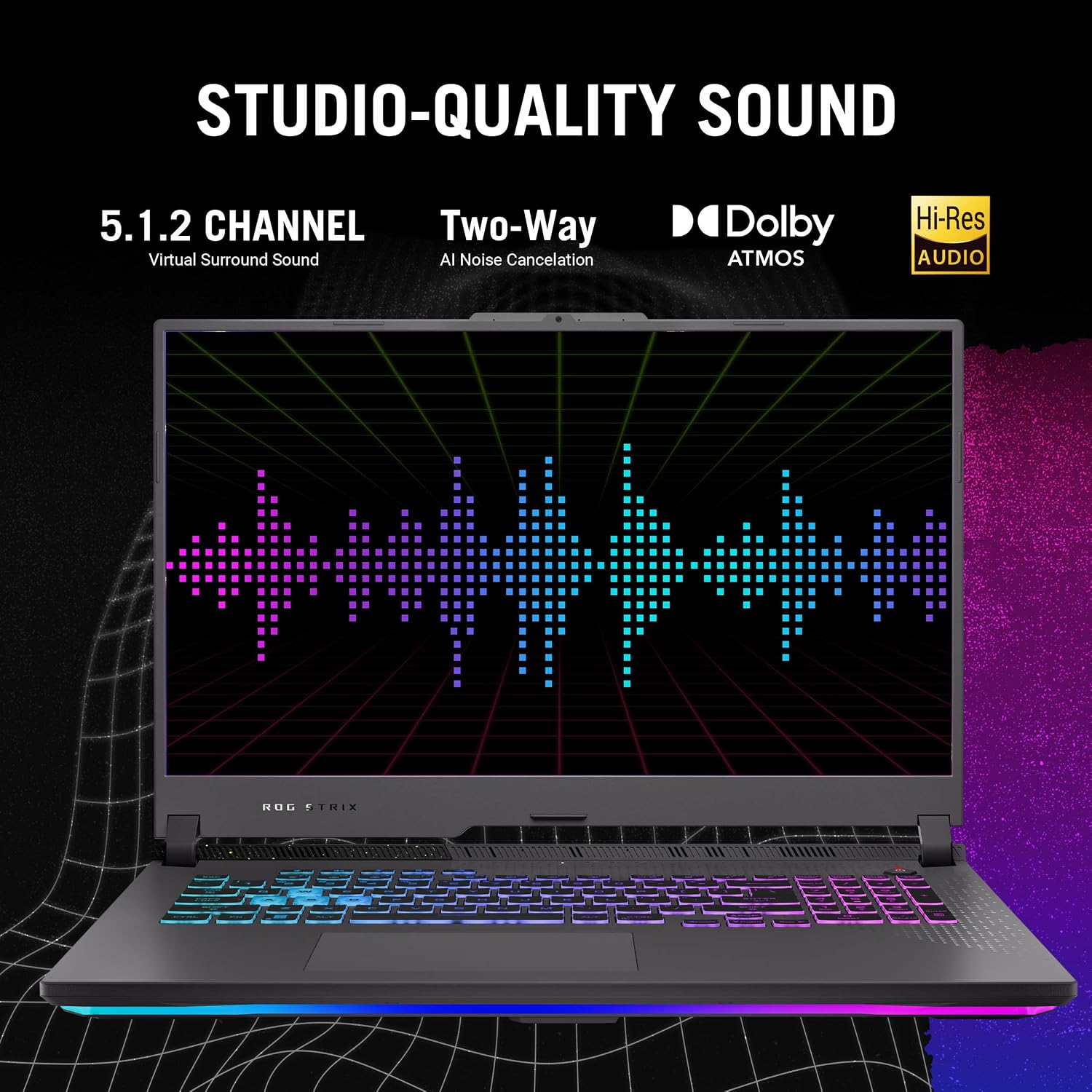 ASUS ROG Strix G17 (2023) Gaming Laptop, 17.3â€ QHD 240Hz, GeForce RTX 4070, AMD Ryzen 9 7945HX, 16GB DDR5, 1TB PCIe SSD, Wi-Fi 6E, Windows 11, G713PI-DS94 Eclipse Gray