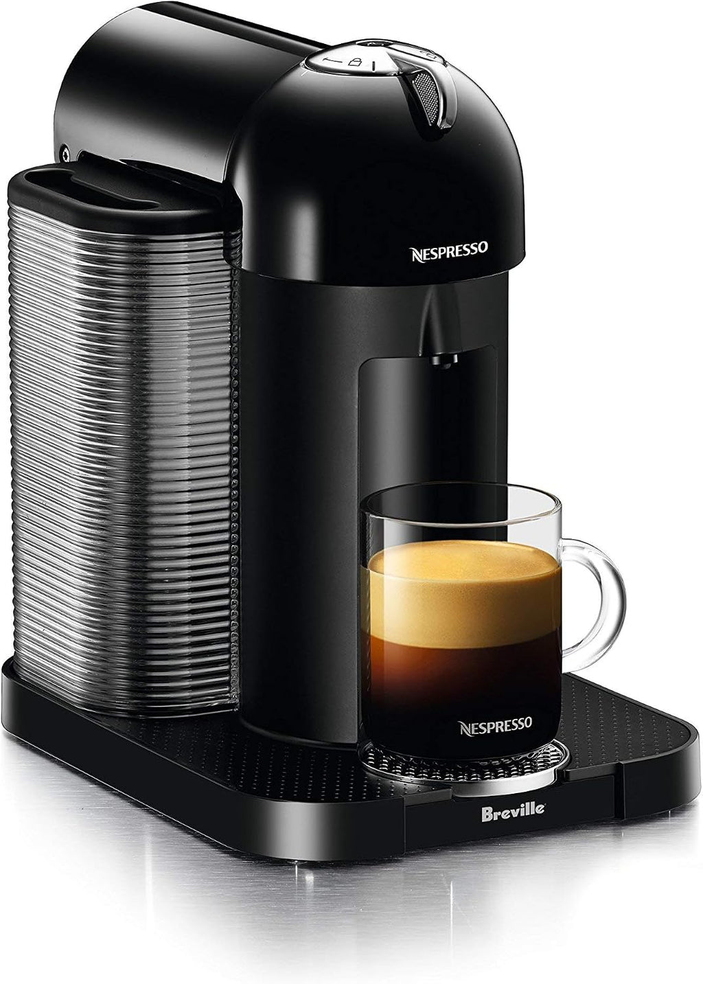 Nespresso Vertuo Coffee and Espresso Machine by Breville (Black) (Renewed)