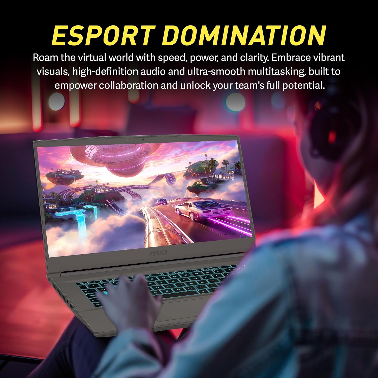 msi Thin 15 15.6' FHD 144Hz Gaming Laptop, Intel i5-13420H, NVIDIA GeForce RTX 4050, 64GB DDR4 RAM, 2TB PCIe SSD, Backlit Keyboard, Wi-Fi 6E, Webcam, Win 11 Pro, Gray, 256GB Docking Station Set