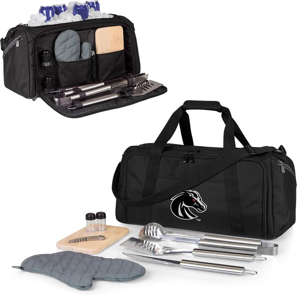 PICNIC TIME NCAA BBQ Kit Cooler Tote with Barbecue & Accessories