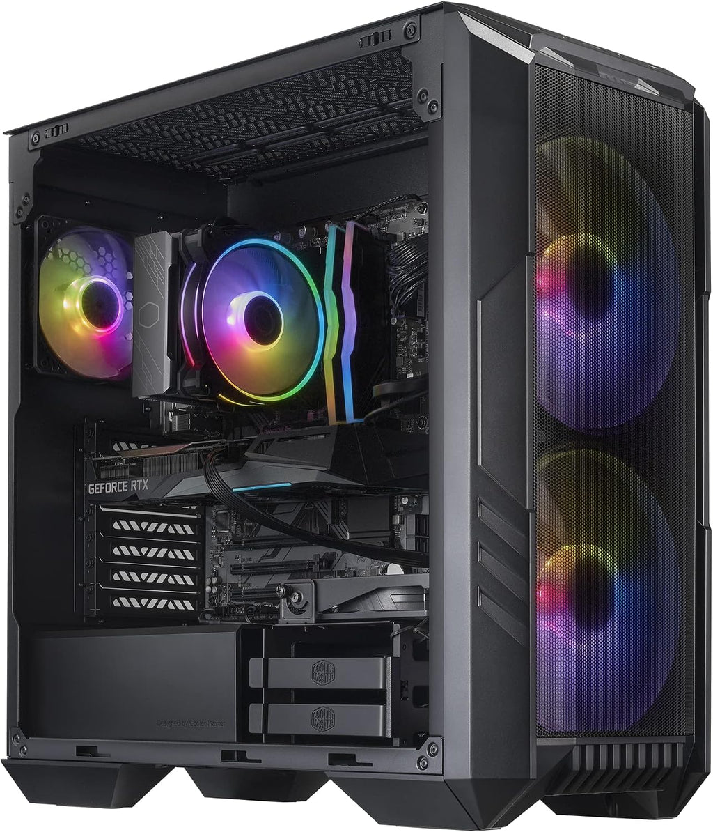 Cooler Master HAF 5 Pro High Performance Gaming PC - Intel i7 12700F - NVIDIA GeForce RTX 3060 Ti - 16GB DDR4 3200MHz - 1TB M.2 NVMe SSD – WiFi - Windows 11 - Desktop Computer