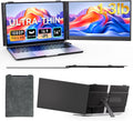 Laptop Screen Extender - 14' FHD IPS 1080P Dual Portable Monitor for 13.3'-17.3' Laptop USB-C/USB-A/HDMI Monitors Display Travel Work Monitor Extender for Mac Windows