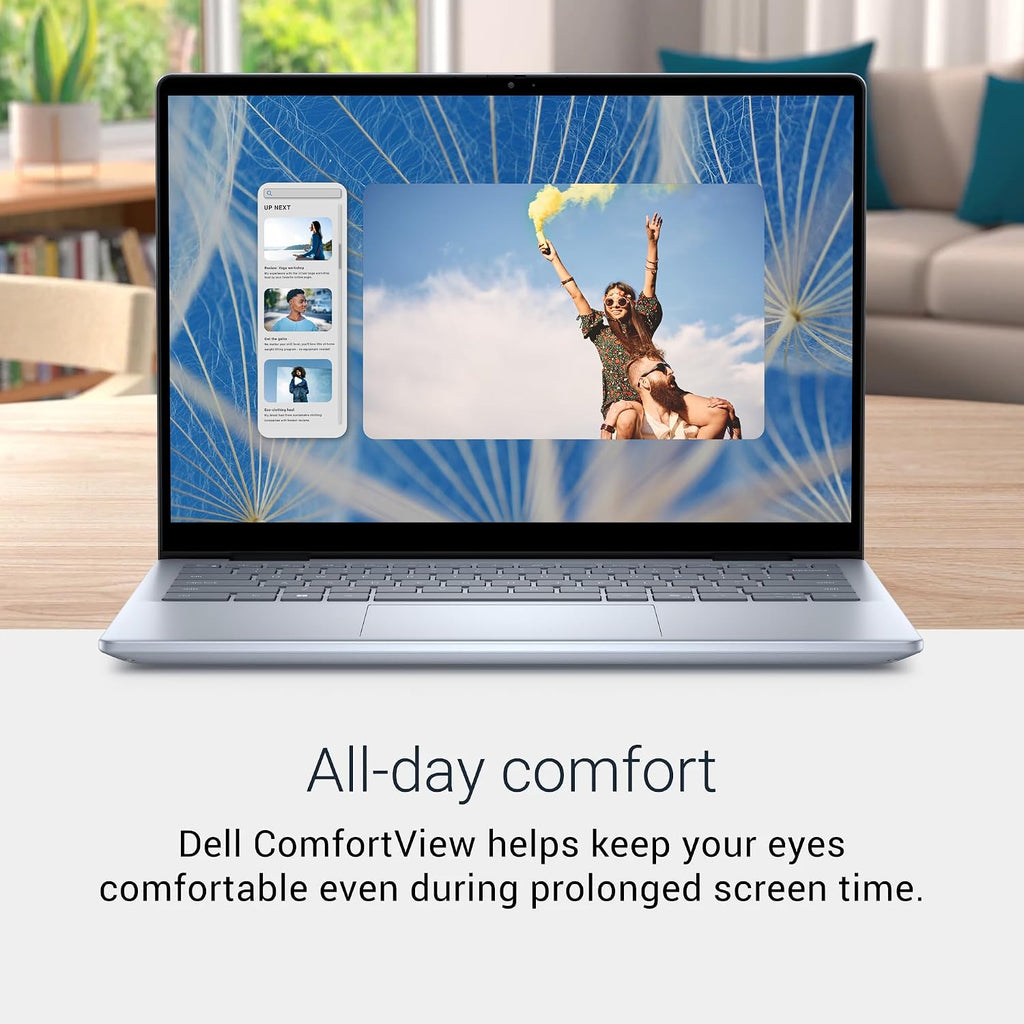 Dell Inspiron 14 2-in-1 FHD+ Touchscreen Laptop for 2025-2026 Student Business, Al Computer, AMD Ryzen 5, 16GB DDR5 RAM, 1TB Storage (512GB SSD +500GB Ext), FP, Backlit KB, Win 11 Pro, Lifetime Office