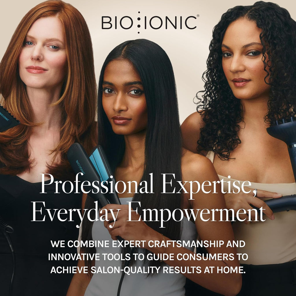 Bio Ionic 10X Ultralight Speed Hair Dryer, Blow Dryer with Adjustable Heat & Speed, Memory Function, Professional Hair Styling Tool for Fast, Frizz-Free Hairstyles