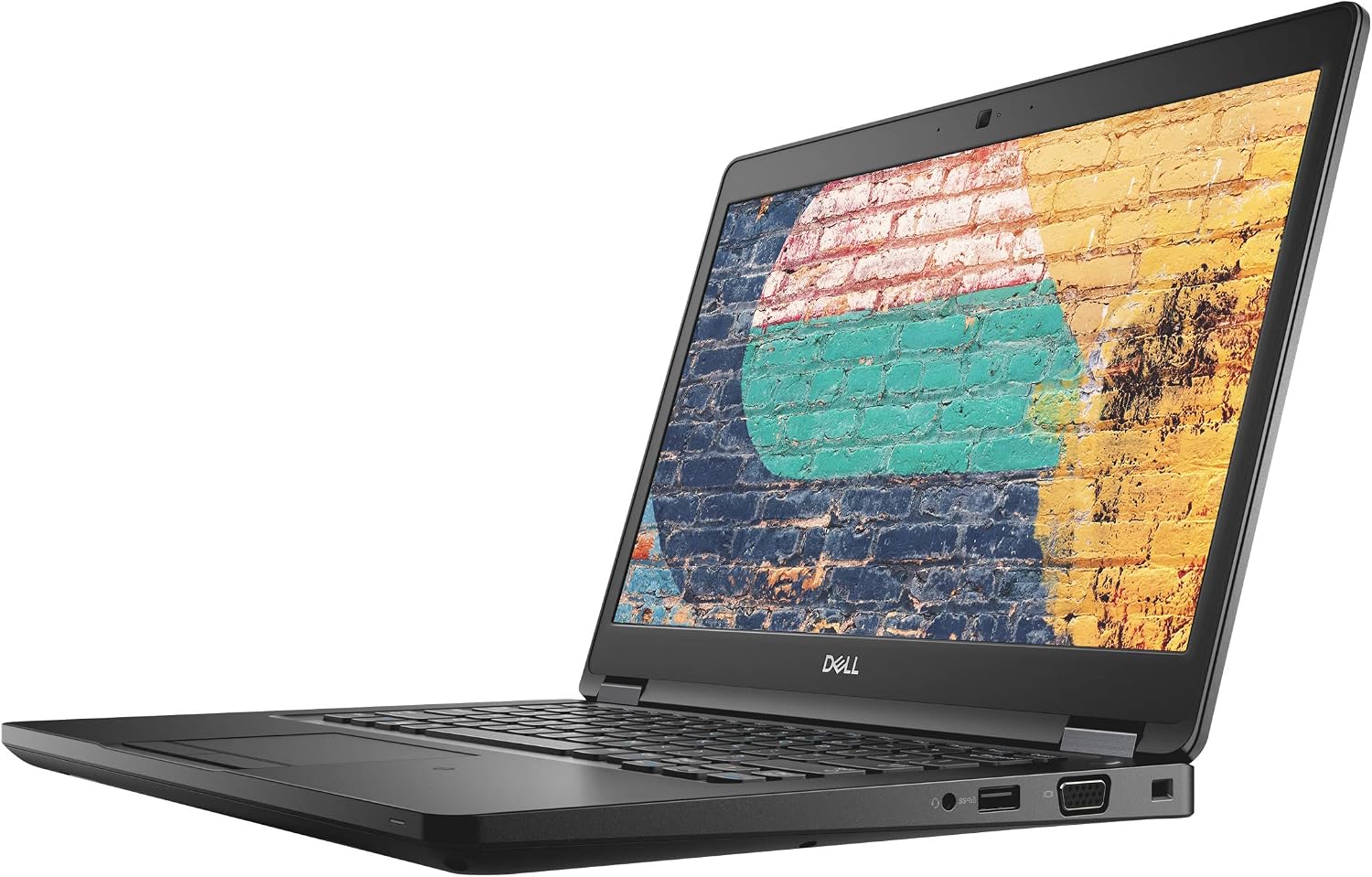 Dell Latitude 5490 14' Laptop, Intel Core i5 8350U 1.7Ghz, 16GB DDR4, 256GB NVMe PCIe M.2 SSD, USB Type-C, HDMI, Webcam, Windows 11 Pro (Renewed)