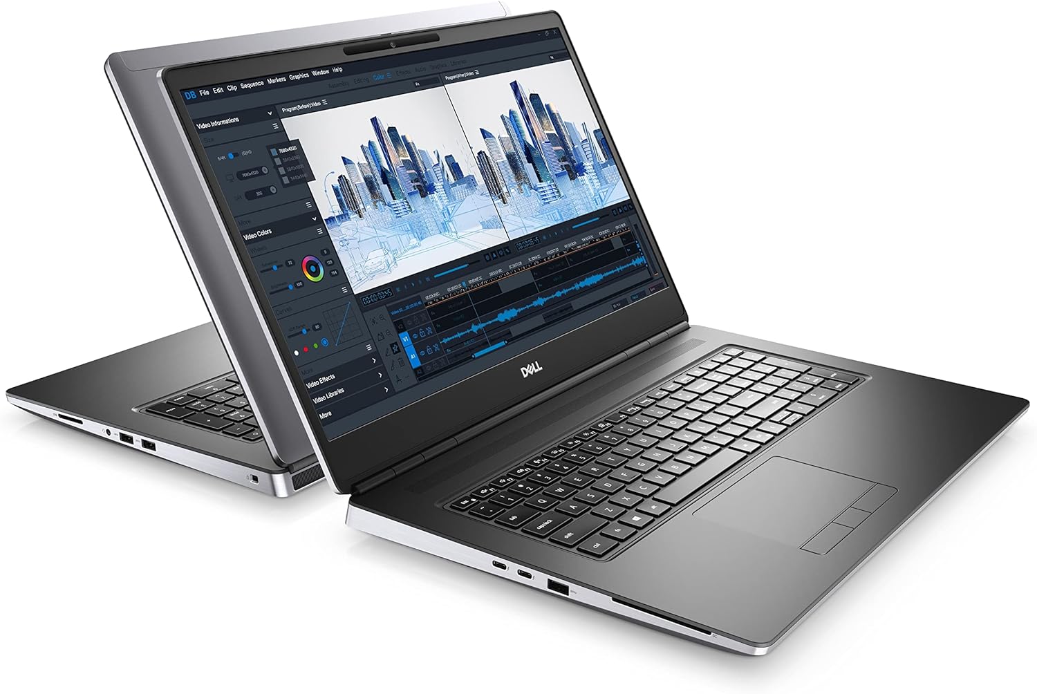 Dell Precision 7760 Workstation Laptop | 17.3' 3840x2160 4k | Core i9-11950H - 4TB SSD + 1TB SSD Hard Drive - 128GB RAM - Nvidia RTX A5000 | 8 cores @ 5 GHz - 16GB GDDR6 Win 11 Pro Silver
