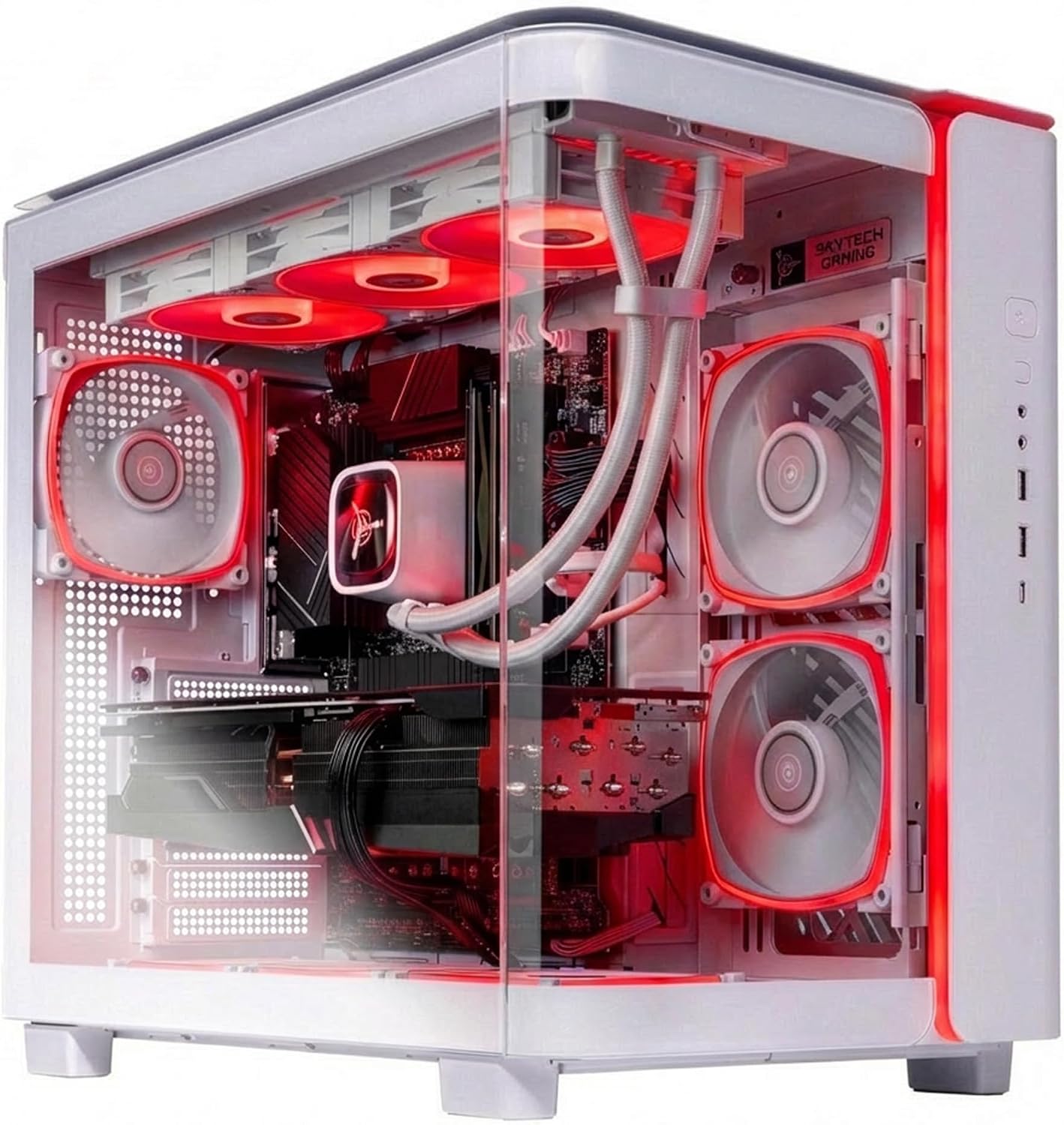 Skytech Gaming King 95 Gaming PC, Intel Ultra 7 270K Plus 5.4GHz, NVIDIA RTX 5070 Ti 16GB VRAM, 1TB Gen4 NVMe SSD, 32GB DDR5 RAM 6000, 850W Gold ATX 3 PSU, 360 ARGB AIO, WI-FI 6, Windows 11, Desktop