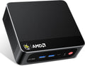 Beelink SER5 PRO Mini PC, AMD Ryzen 5 5625U (6C/12T, Up to 4.3GHz), 16GB DDR4 500GB SSD, Mini Computer Support 2.5G LAN/Triple Display/USB3.2/WiFi6/BT5.4 Home/Office Micro Desktop Computer