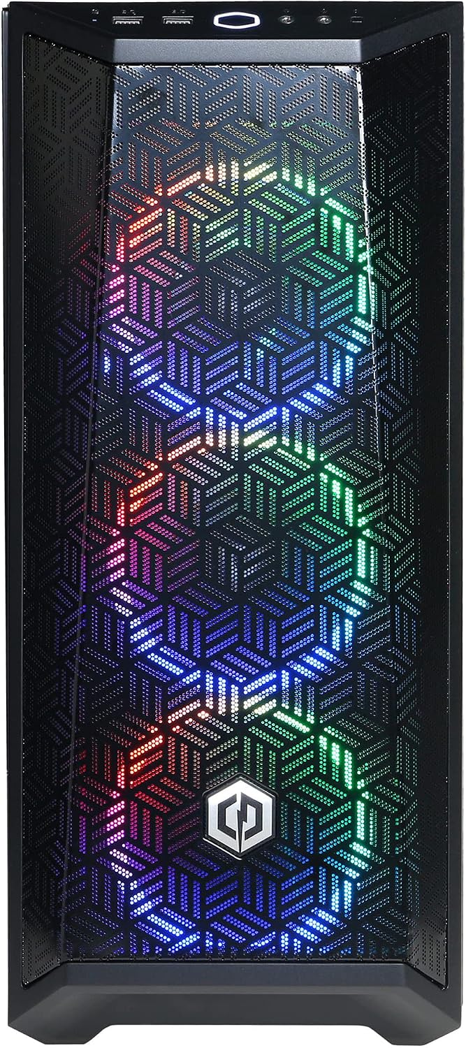 CYBERPOWERPC Gamer Xtreme Gaming PC, Intel Core i3-12100F 3.3GHz, AMD RX 6500 XT 4GB, 8GB DDR4, 500GB NVMe PCIe SSD, WiFi & Win 11 Home (GXi8800A6), Black