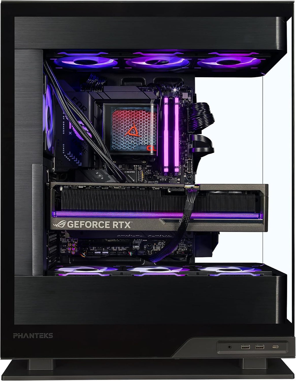 CLX Ra Gaming PC - AMD Ryzen 9 9950X3D 4.3GHz, GeForce RTX 5090, 4TB NVMe M.2 SSD, 96GB DDR5 RGB Memory, 360mm AIO, WiFi, Windows 11 Pro, Black
