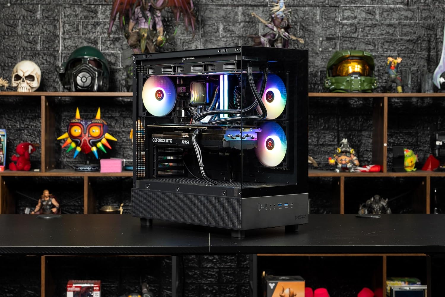 Skytech Gaming Azure 3 Gaming PC, AMD Ryzen 7 7800X3D 4.2GHz, NVIDIA RTX 5060 Ti 16GB VRAM, 1TB Gen4 NVMe SSD, 32GB DDR5 RAM 6000, 850W Gold ATX 3 PSU, 360 ARGB AIO, WI-FI 5, Windows 11, Desktop