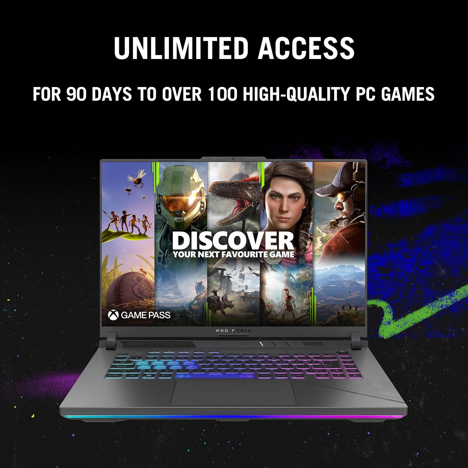 ASUS ROG Strix G17 (2023) Gaming Laptop, 17.3' QHD 240Hz, GeForce RTX 4070, AMD Ryzen 9 7945HX, 32GB DDR5, 1TB PCIe SSD, Wi-Fi 6E, Windows 11 Pro, Per-Key RGB Keyboard, G713PI-XS96