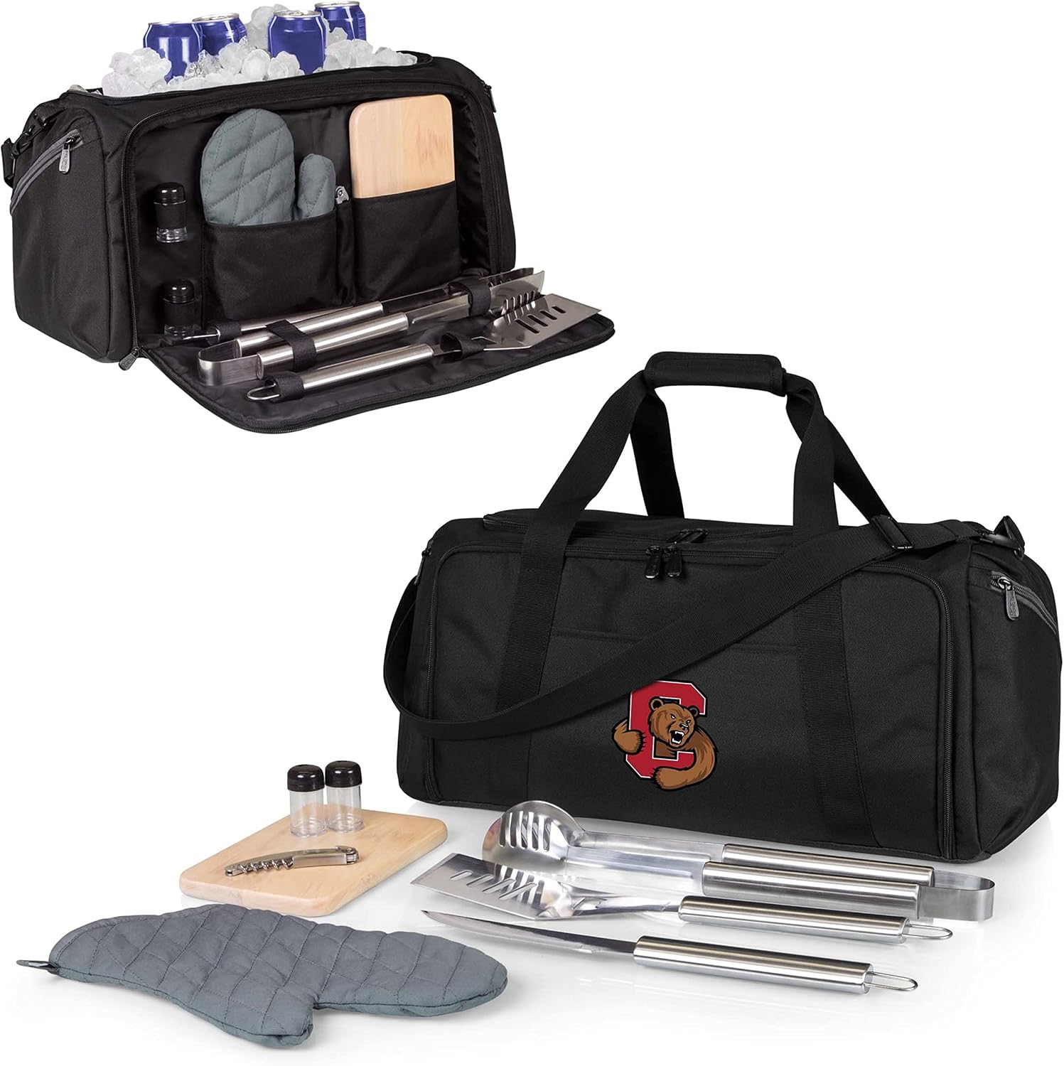 PICNIC TIME NCAA BBQ Kit Cooler Tote with Barbecue & Accessories