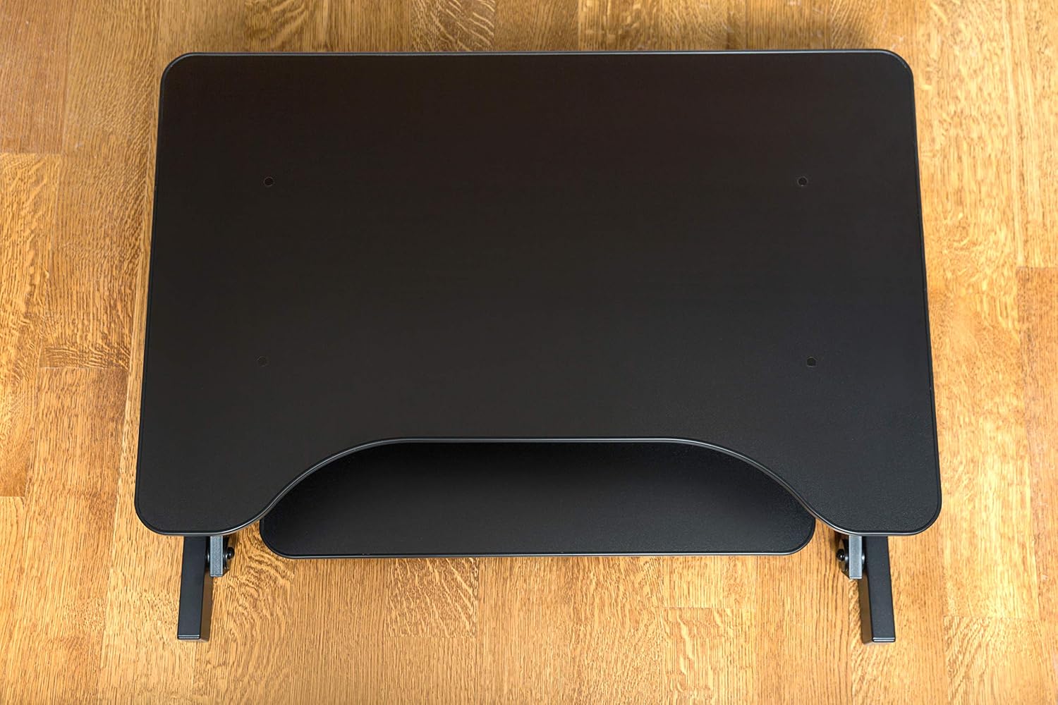 Lorell Adjustable Desk/Monitor Riser, Black