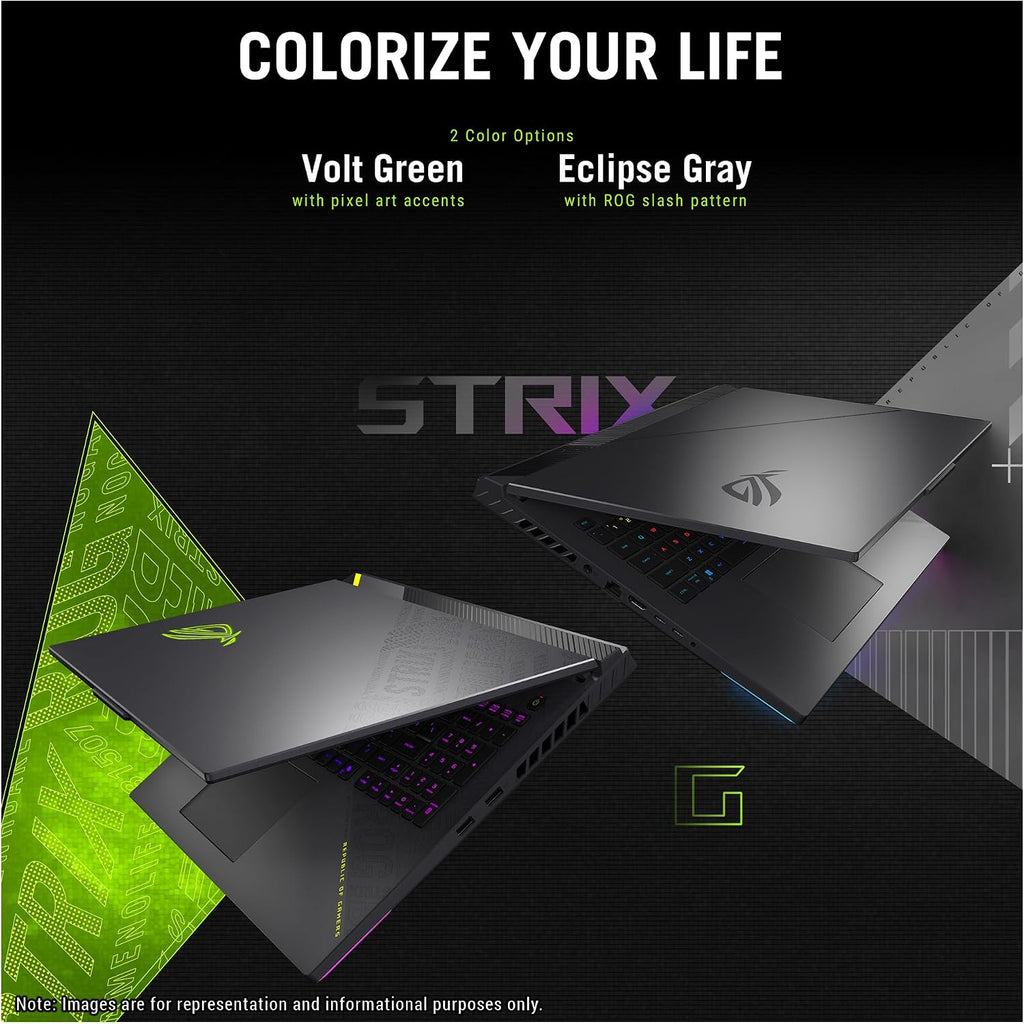 ASUS ROG Strix G18 Gaming Laptop, AMD Ryzen 9-9955HX, 32 GB DDR5 RAM, 1 TB PCIe SSD, 18' 2.5K (2560x1600) 240Hz Display, Nvidia G-Force RTX 5070, 4-Zone RGB Keyboard, W11 Home, Eclipse Gray