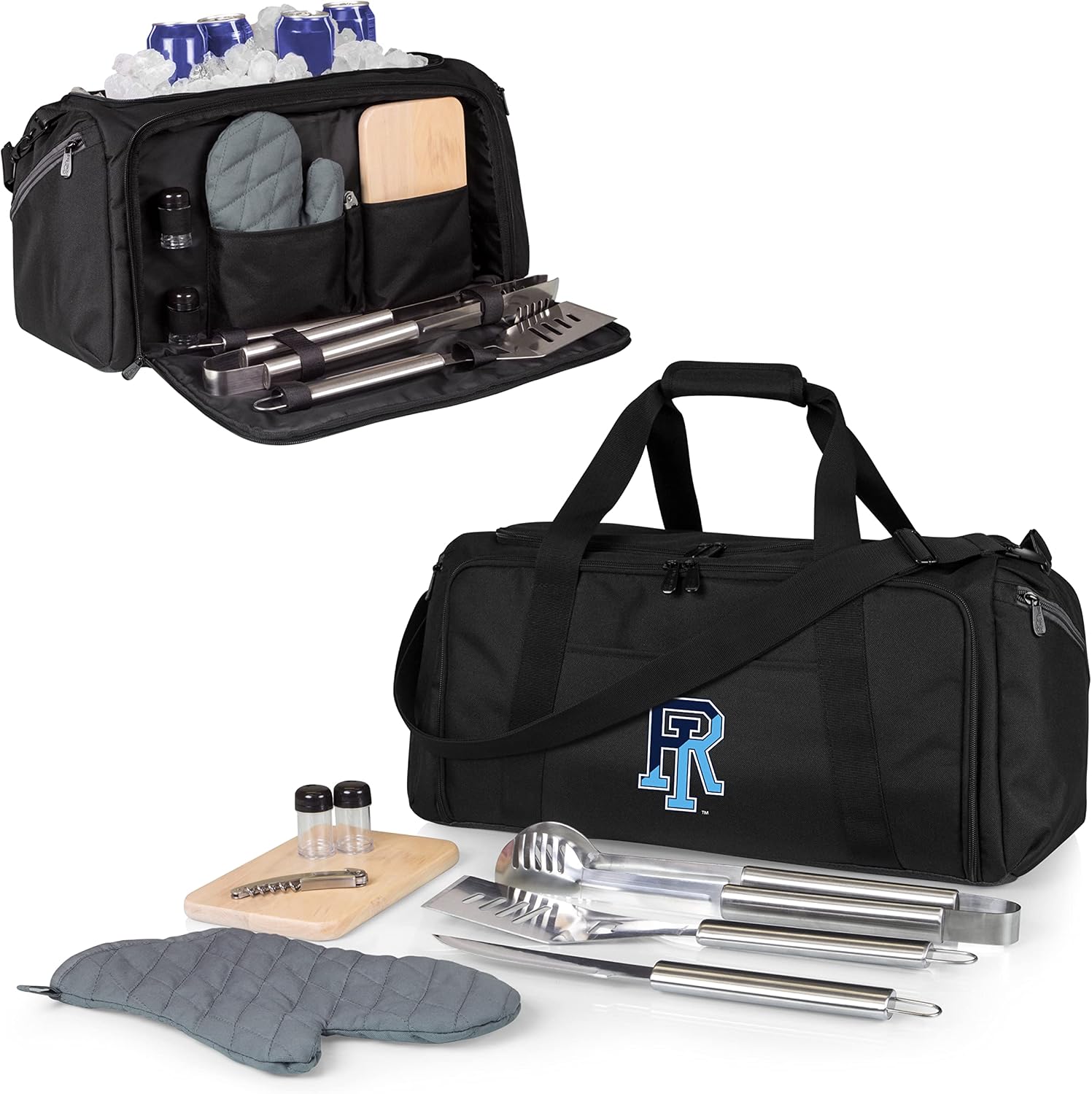 PICNIC TIME NCAA BBQ Kit Cooler Tote with Barbecue & Accessories