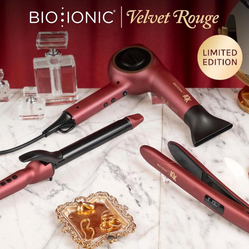 Bio Ionic 10X Ultralight Speed Hair Dryer, Blow Dryer with Adjustable Heat & Speed, Memory Function, Professional Hair Styling Tool for Fast, Frizz-Free Hairstyles