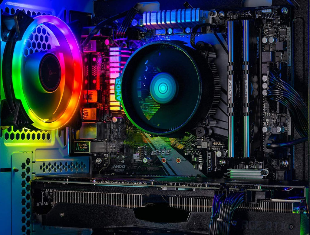 Skytech Chronos Gaming PC Desktop - AMD Ryzen 7 2700X, NVIDIA RTX 2070 Super 8GB, 16GB DDR4 (2X 8GB), 1TB SSD, 650 Watt Gold